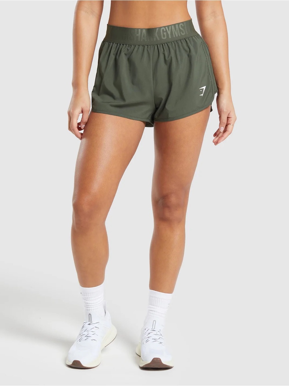 Gymshark Training Loose Fit Shorts - Olive Green